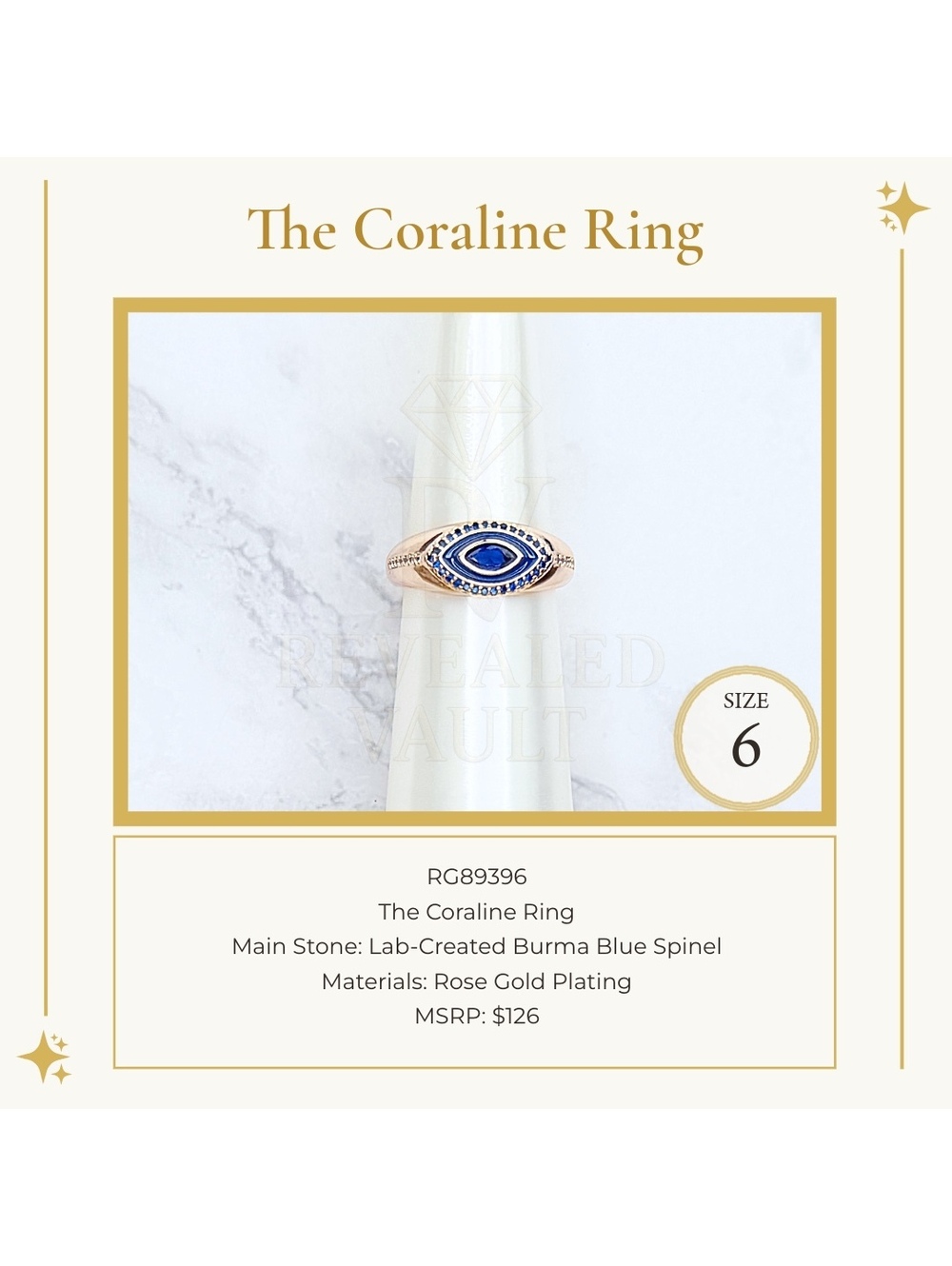 The Coraline Ring - Size 6 - OG